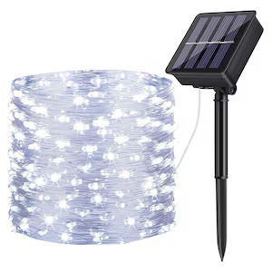 Kоледни соларни лампички с бяла светлина Kоледни соларни лампички с бяла светлина