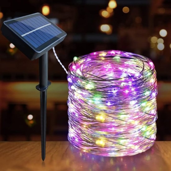 Kоледни соларни лампички цветна Kоледни соларни лампички цветна