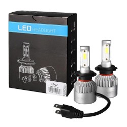 Автомобилни LED крушки H7 – 36W, 16000lm, 12/24V 