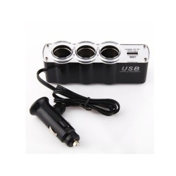 Автомобилен Разклонител за запалка + USB