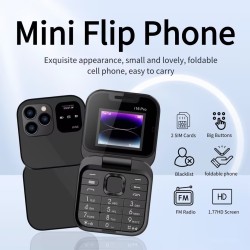 Servo i16 Pro Mini – флип телефон с две SIM карти ⭐